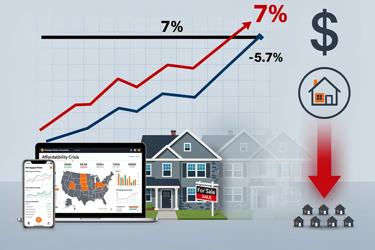 Housing Market’s Spring Thaw Hits a Wall as Mortgage Rates Surge, Sidelining Buyers