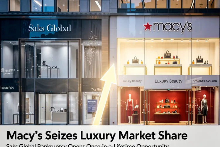 Saks’ Collapse Hands Macy’s a Rare Retail Lifeline
