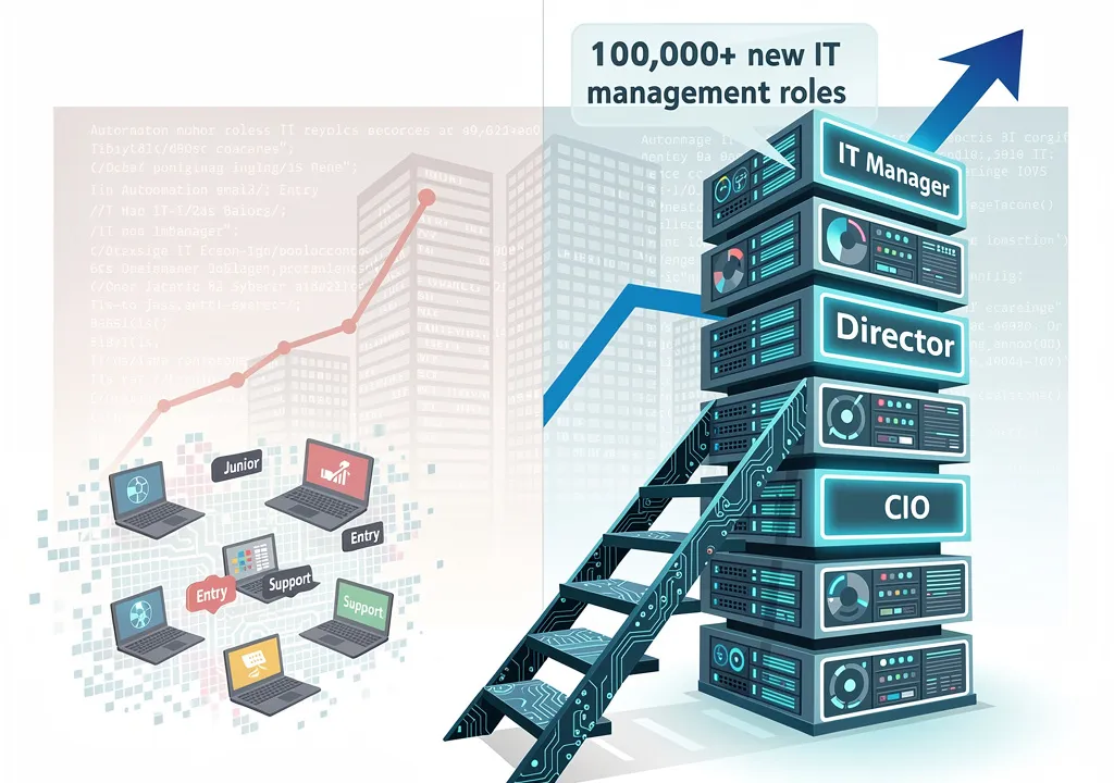 The Great Divergence: Why IT Management Thrives While Entry-Level Tech Jobs Vanish