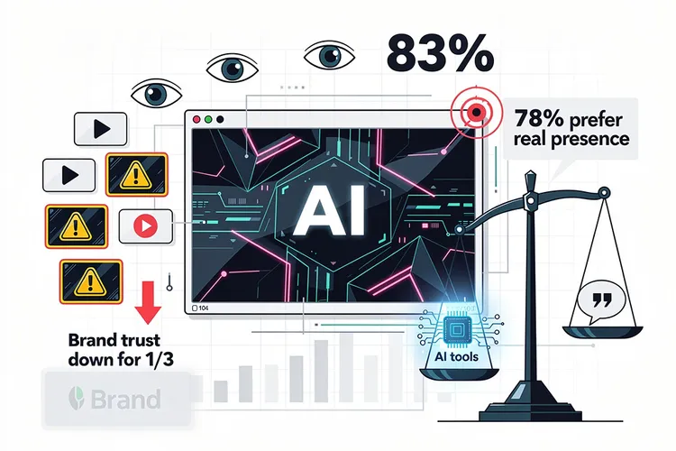 AI Videos Erode Brand Faith as Viewers Spot Synthetics Everywhere