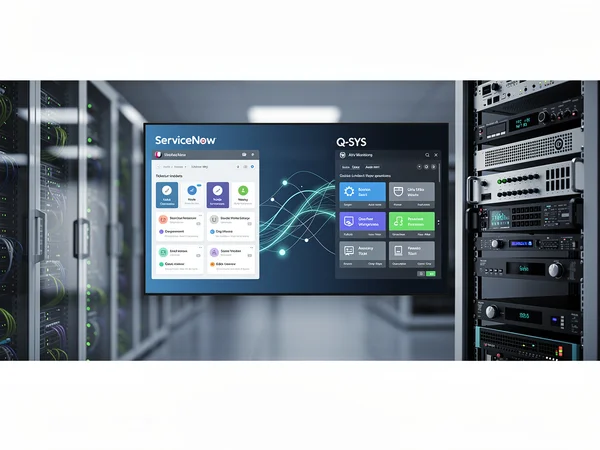 How Q-SYS and ServiceNow Integration Is Reshaping Enterprise AV Infrastructure Management